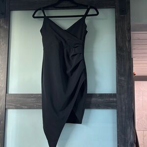 Dance & Marvel Asymmetrical Black Dress